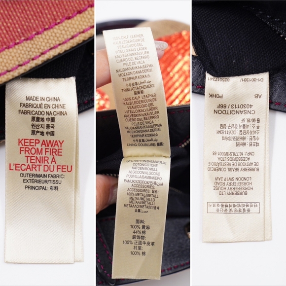 AT04โค๏ธ Burberry Ashby Bucket Bag Multiple colors Cloth - Picture 14 of 15